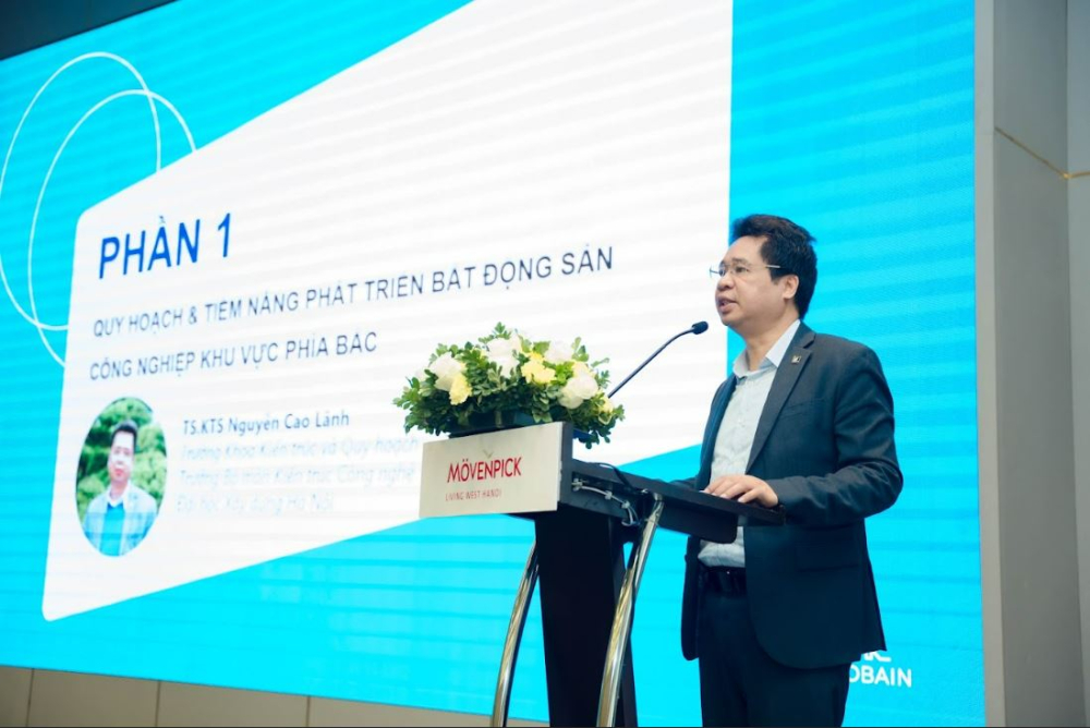 Ông Nguyễn Cao Lãnh - Trưởng khoa Quy hoạch Công nghiệp - ĐH Xây Dựng Hà Nội chia sẻ về quy hoạch BĐS Công nghiệp khu vực phía Bắc