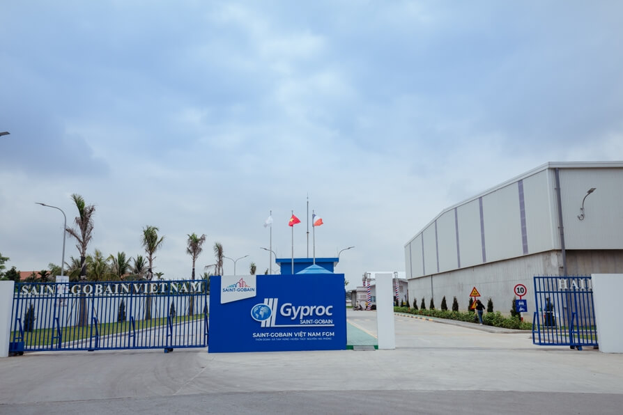 Nhà máy sản xuất Tấm thạch cao Gyproc hiện đại nhất Đông Nam Á tại Hải Phòng 
